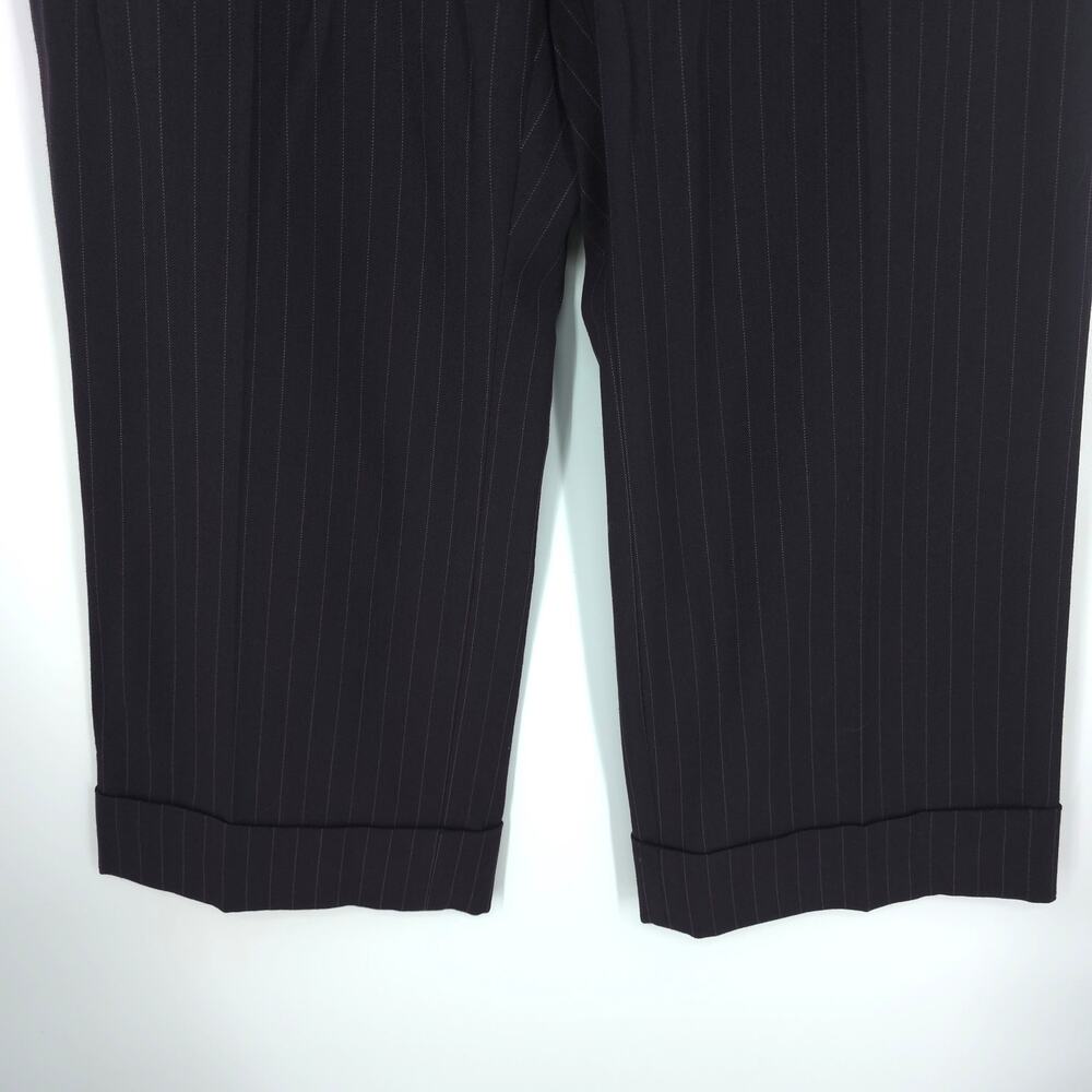 Lane Bryant Pin Stripe Plus Size Trouser Pants Size 20 Short - Picture 6 of 13